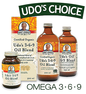 Udo's 3-6-9 Oil Blend Udo's Oils: Vegetarian Flaxseed Oil-based Essential Acids Australia
